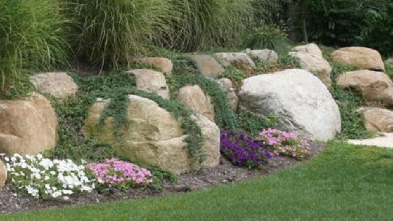 Boulder Wall Landscape