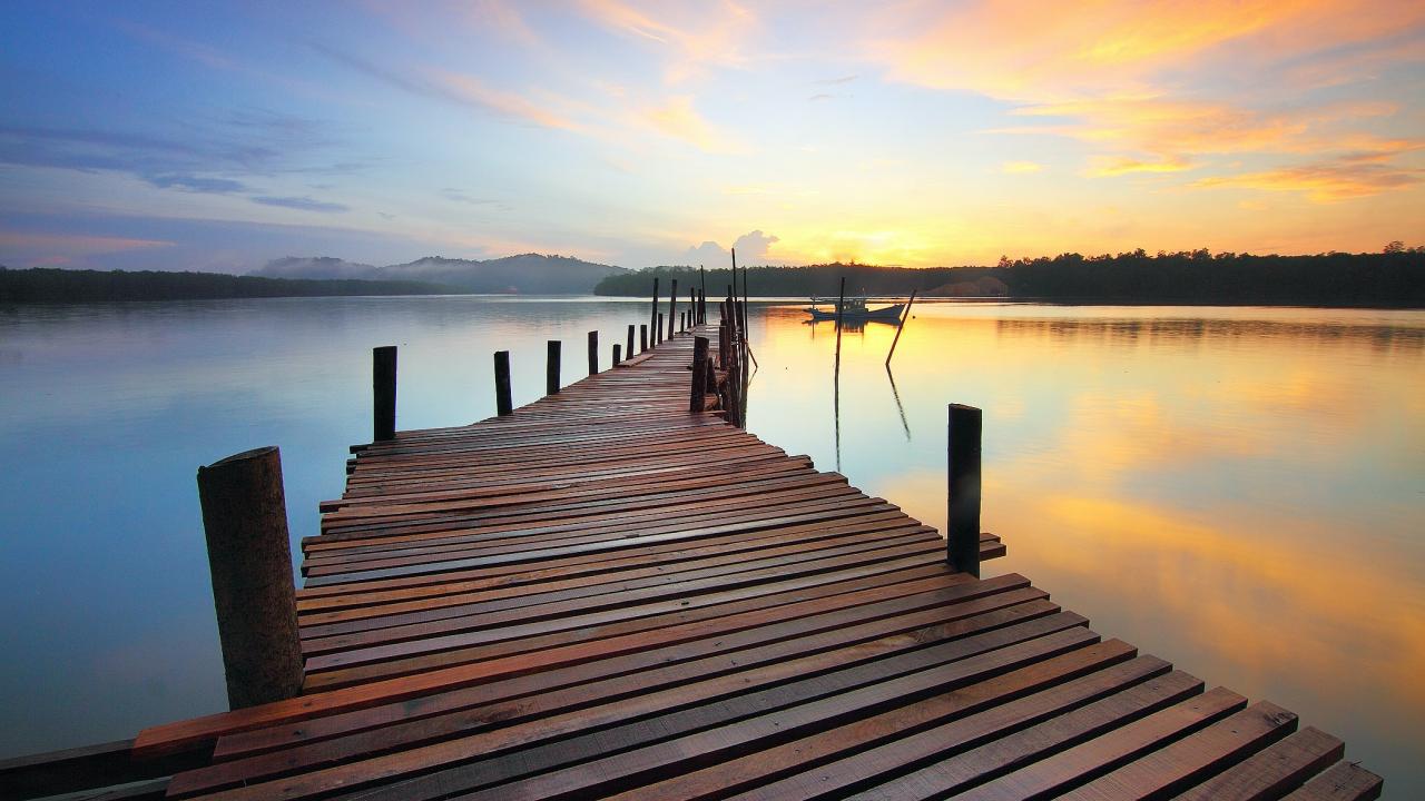 Dock on a lake