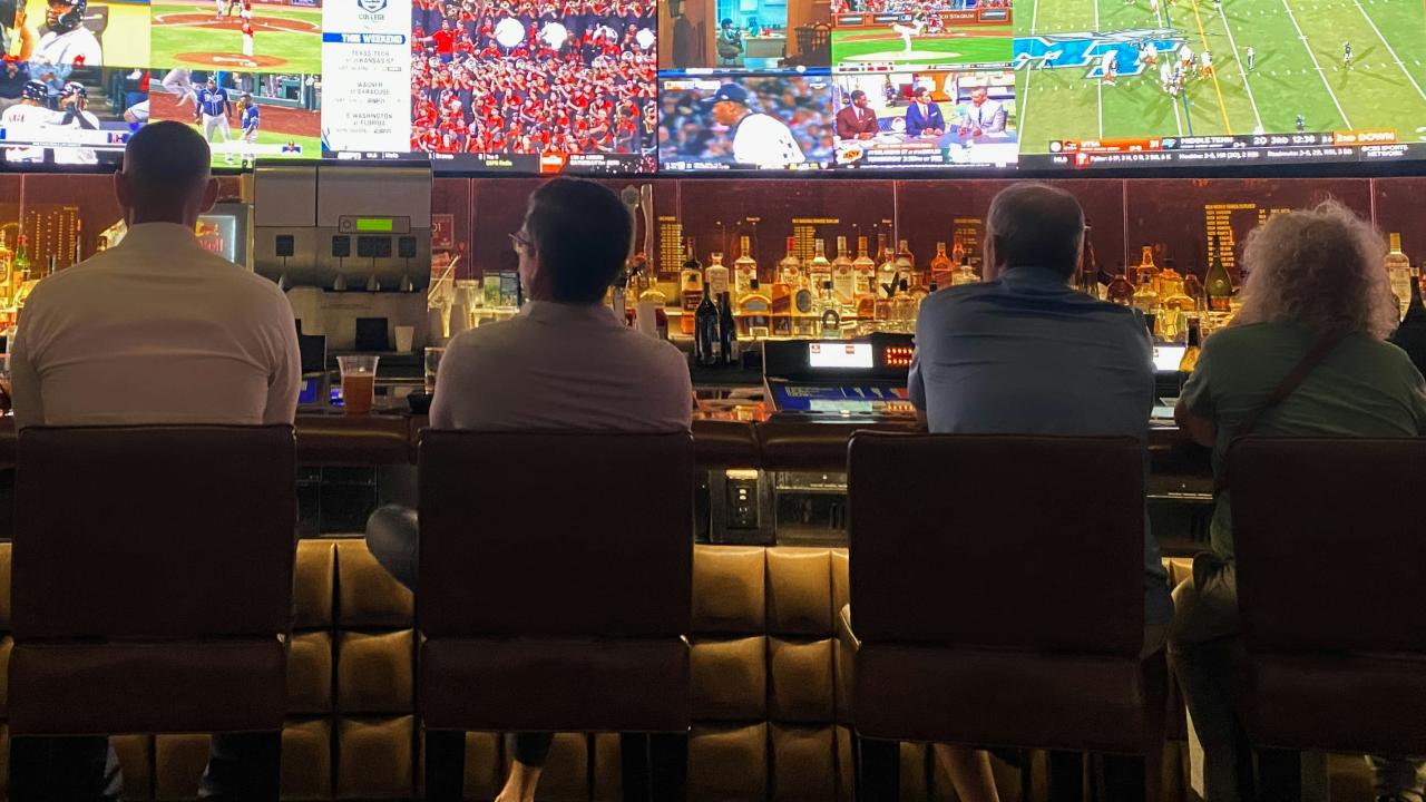 People at bar