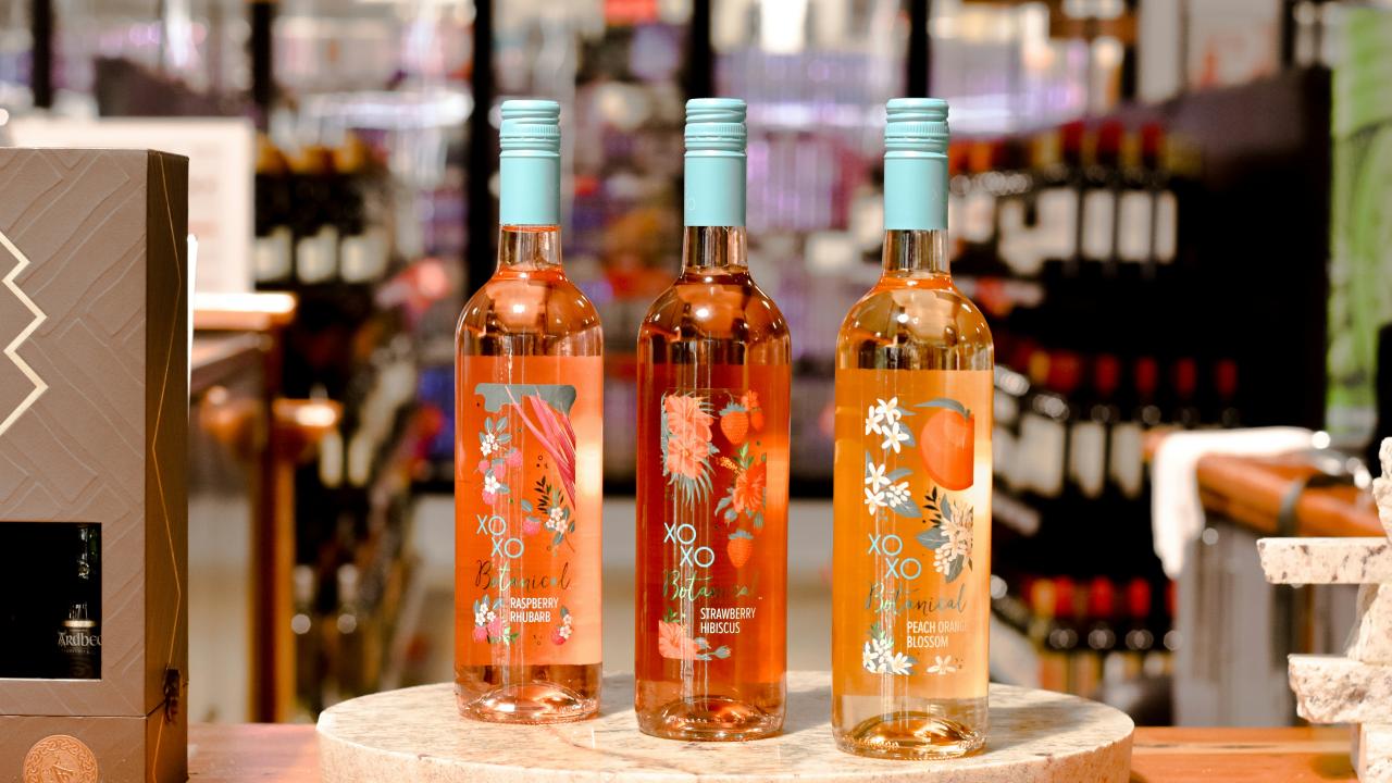 wine bottles