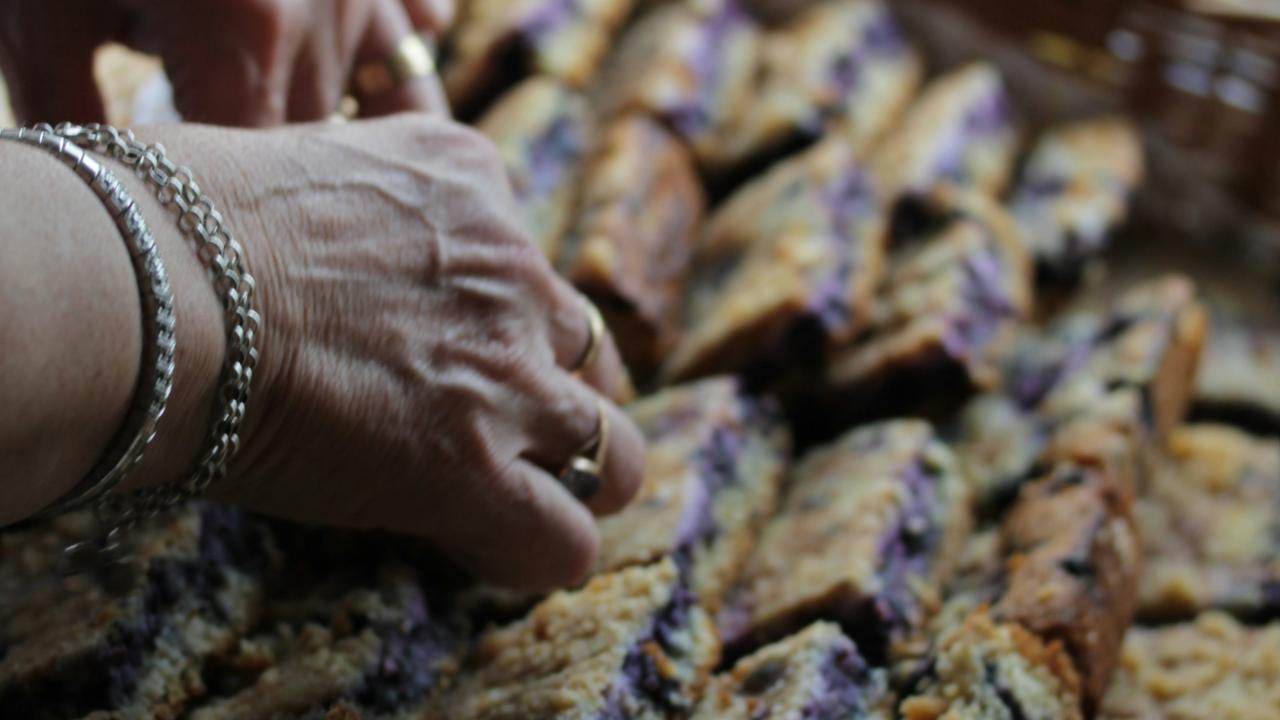 baseket of blueberry bars