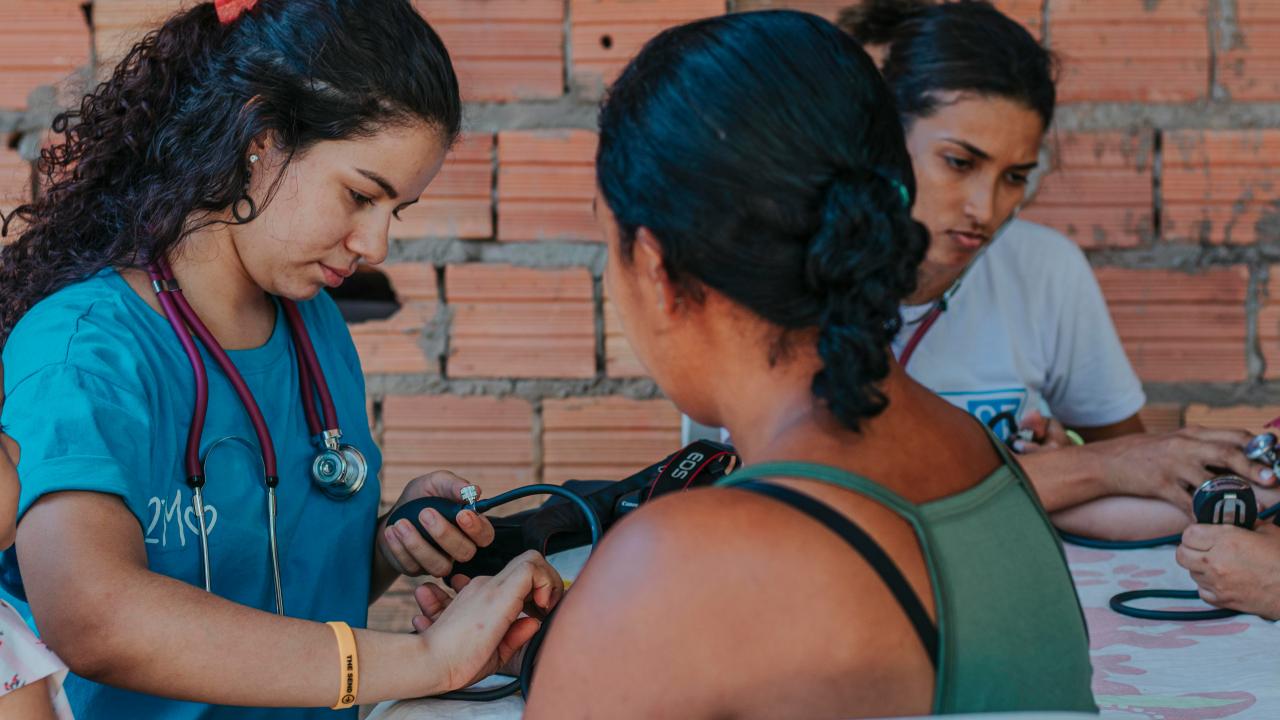 nurse and patient