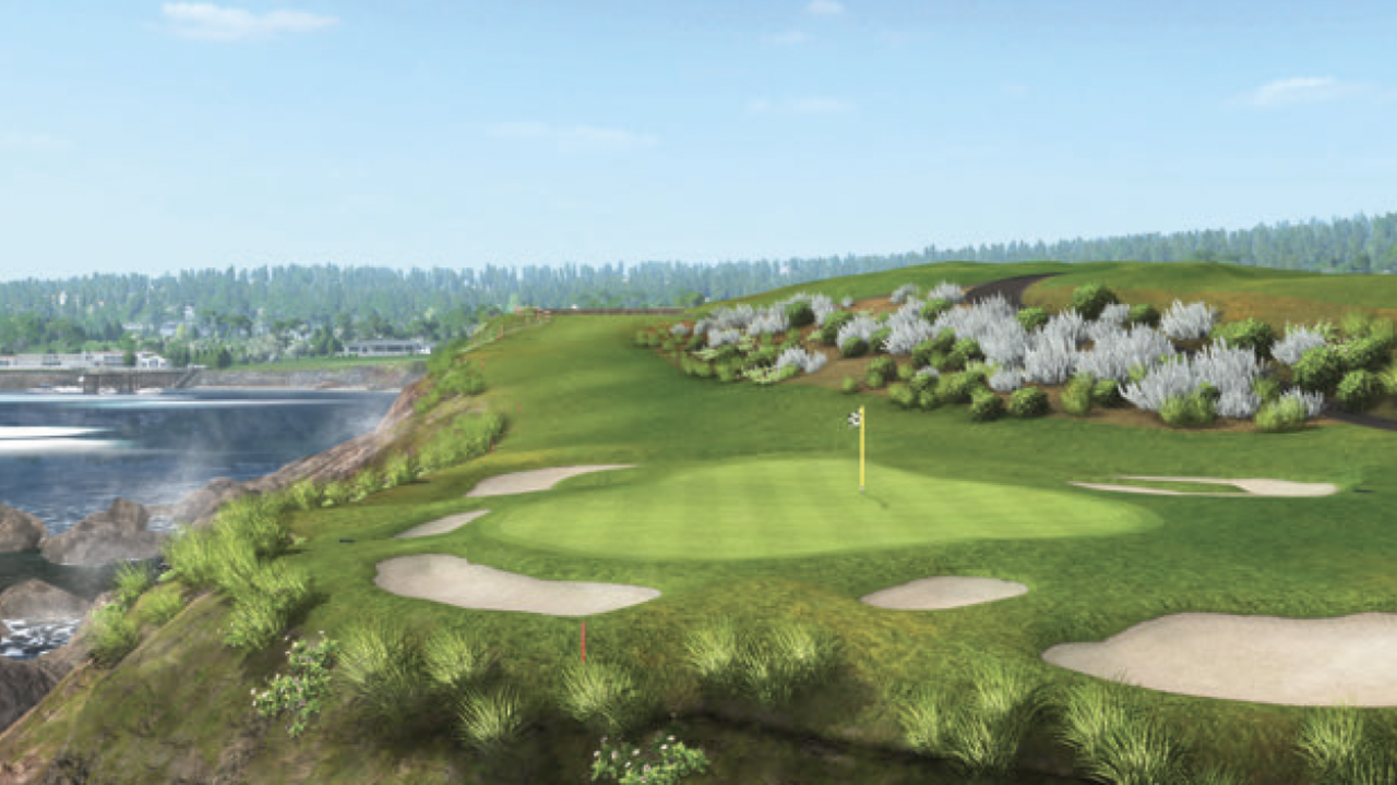 View of golf course