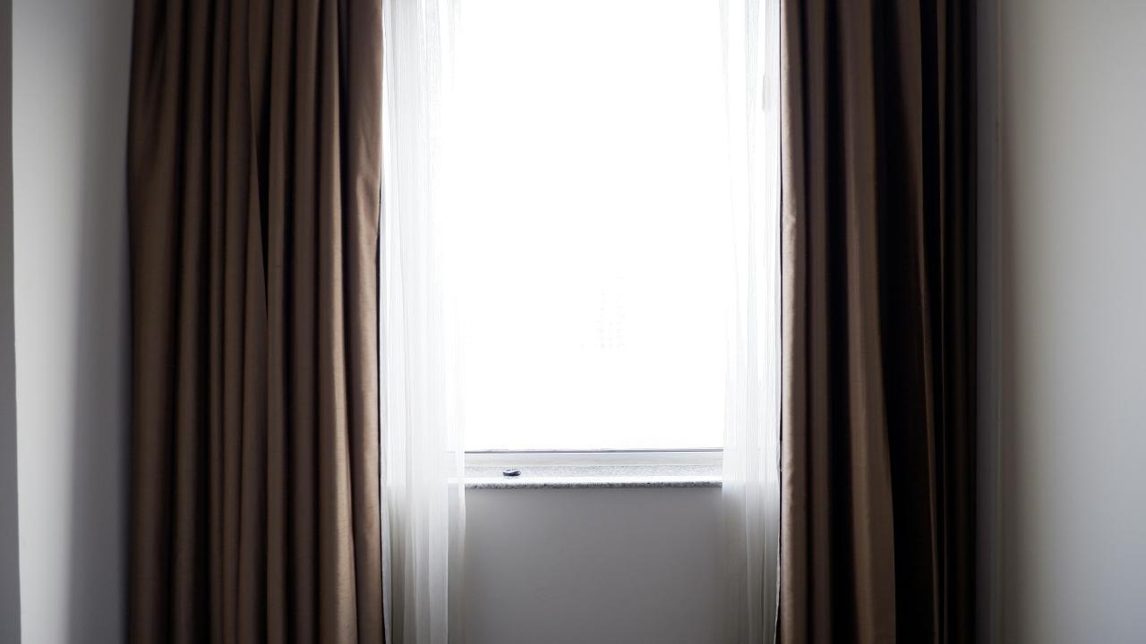 Window with Drapery