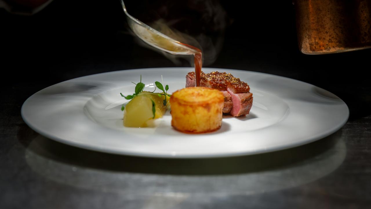 food on a plate
