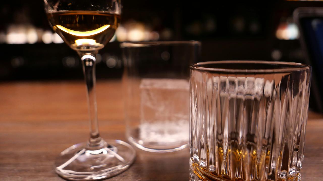 glass of whiskey