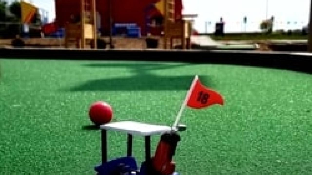 Mini-golf course