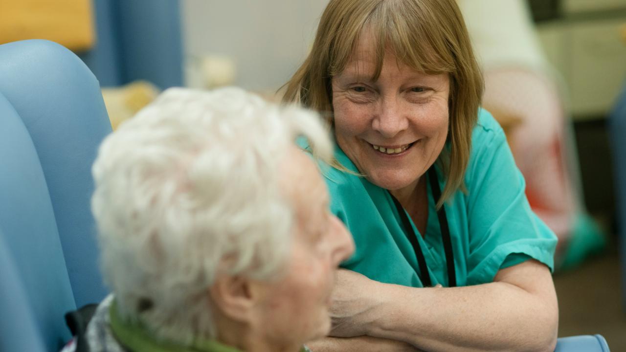 caregiver and client