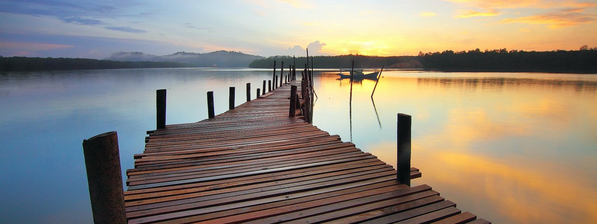 Dock on a lake