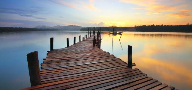 Dock on a lake